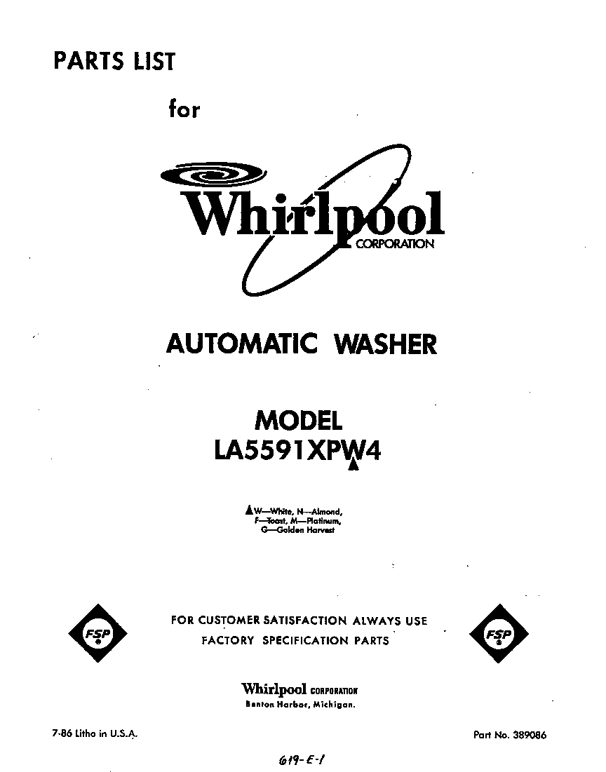 Front cover