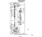 Whirlpool LA3300XPW4 gearcase diagram