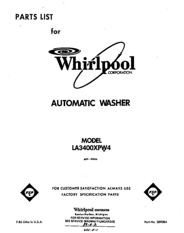 Front cover