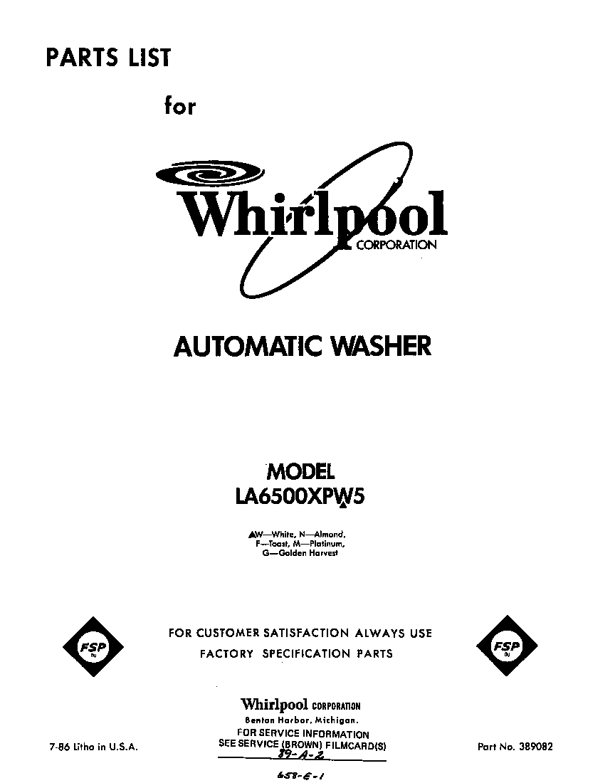 Front cover