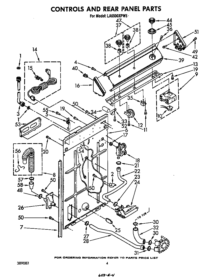 CONTROLS AND REAR PANEL