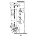 Whirlpool LA6500XPW5 gearcase diagram