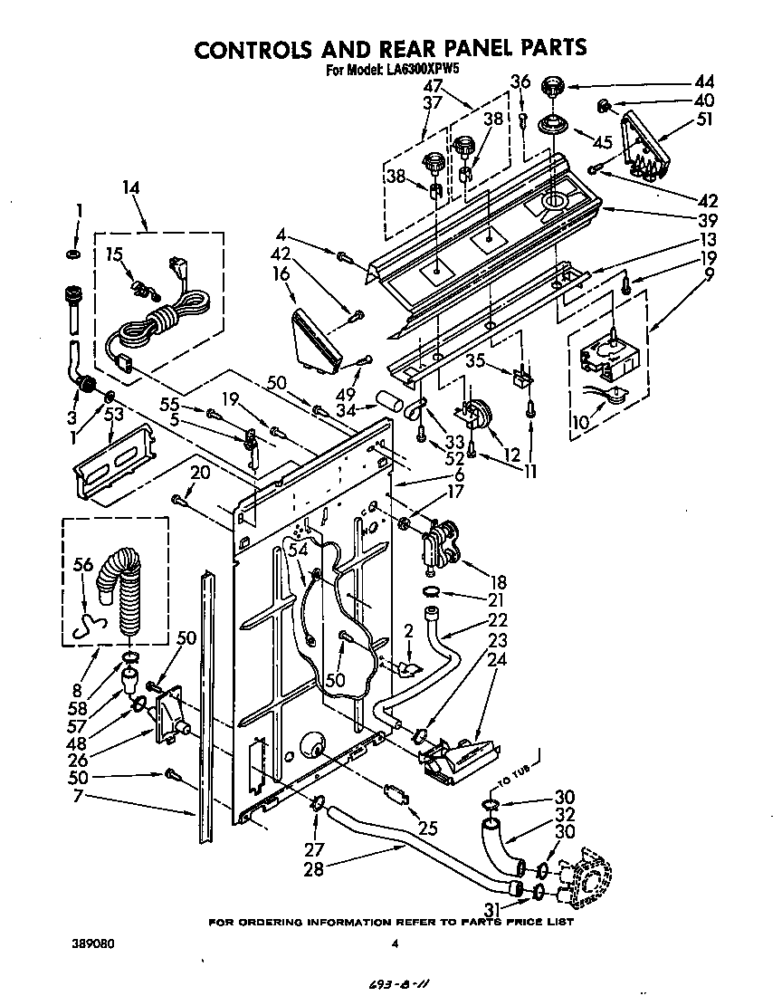 Controls and rear panel