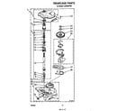 Whirlpool LA6300XPW5 gearcase diagram