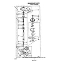 Whirlpool LA5700XPW5 gearcase diagram