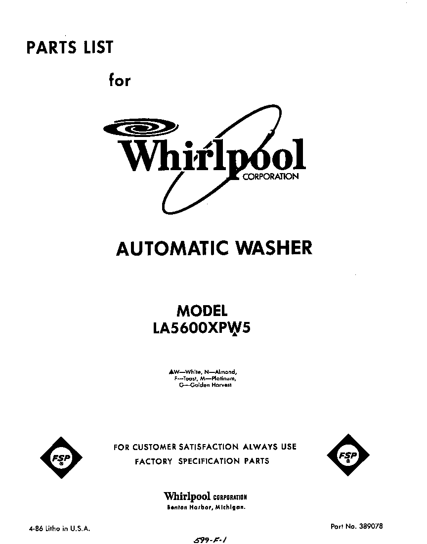 Front cover