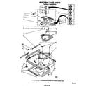 Whirlpool LA5590XPW1 machine base diagram