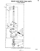 Brake and drive tube