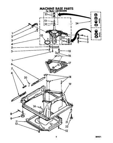 Machine base