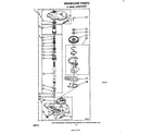 Whirlpool LA5591XPW3 gearcase diagram