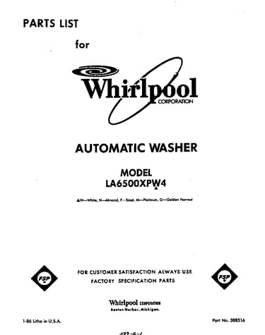 Front cover