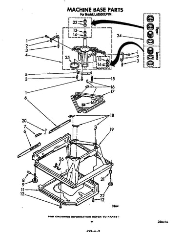 Machine base