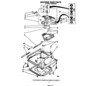 Whirlpool LA5600XPW4 machine base diagram