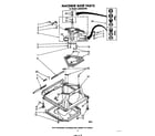 Whirlpool LA5530XPW4 machine base diagram