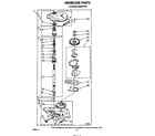 Whirlpool LA5530XPW4 gearcase diagram