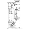 Whirlpool LA5700XPW4 gearcase diagram