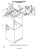 Top and cabinet