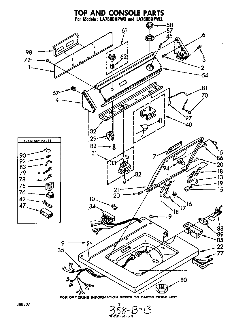 TOP AND CONSOLE