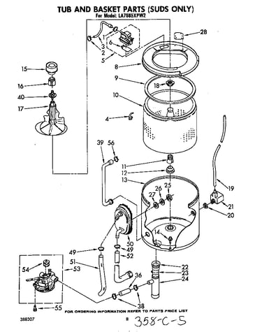 Tub and basket (suds only)
