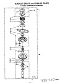 Basket drive and brake