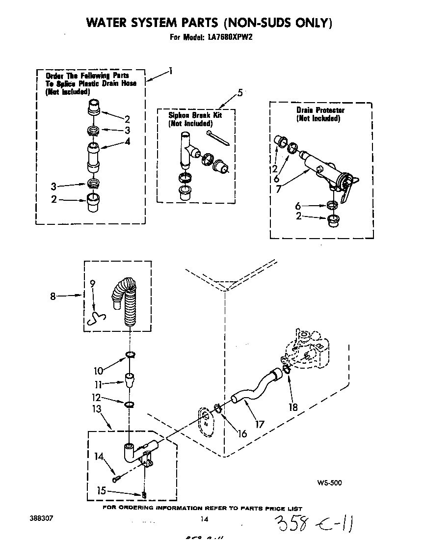 WATER SYSTEM (SUDS ONLY)