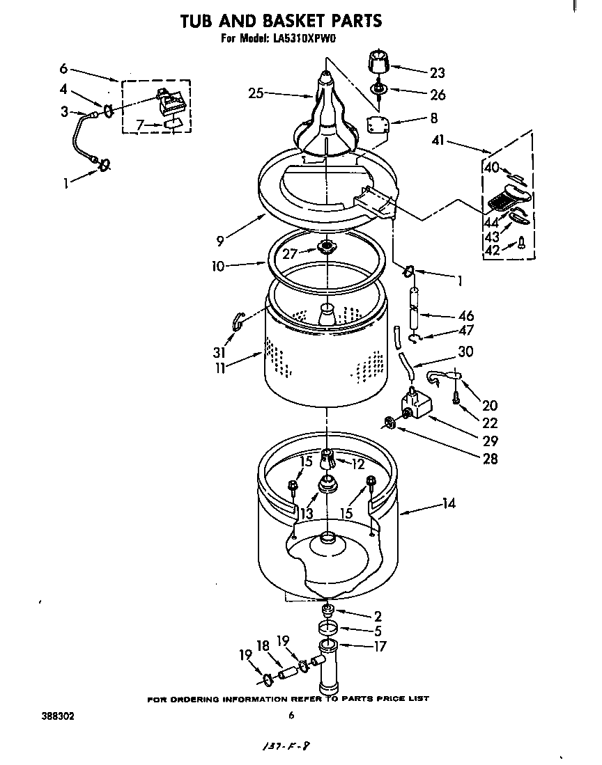 Tub and basket