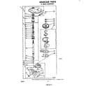 Whirlpool LA5550XPW3 gearcase diagram