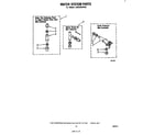 Whirlpool LA5550XPW3 water system diagram