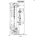 Whirlpool LA6300XPW3 gearcase diagram
