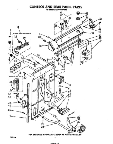 Control and rear panel