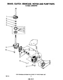 Brake, clutch, gearcase, motor and pump