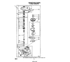 Whirlpool LA3400XPW3 gearcase diagram