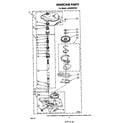 Whirlpool LA6400XPW3 gearcase diagram