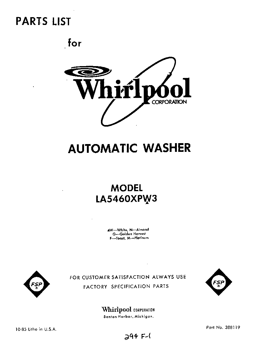 Front cover