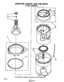Agitator, basket and tub
