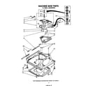 Whirlpool LA5430XPW3 machine base diagram