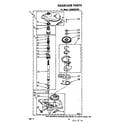 Whirlpool LA5400XPW3 gearcase diagram