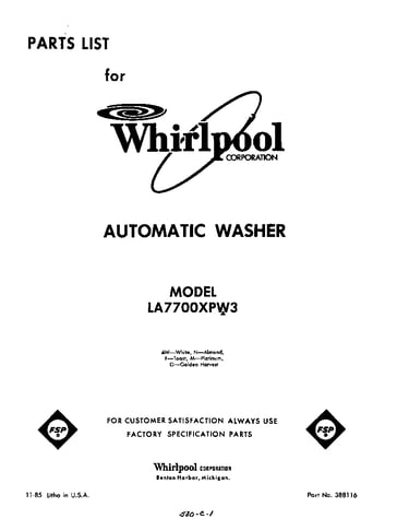 Front cover