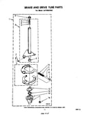 Brake and drive tube