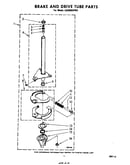 Brake and drive tube
