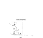 Whirlpool LA6500XPW2 miscellaneous diagram