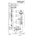 Whirlpool LA6500XPW2 gearcase diagram