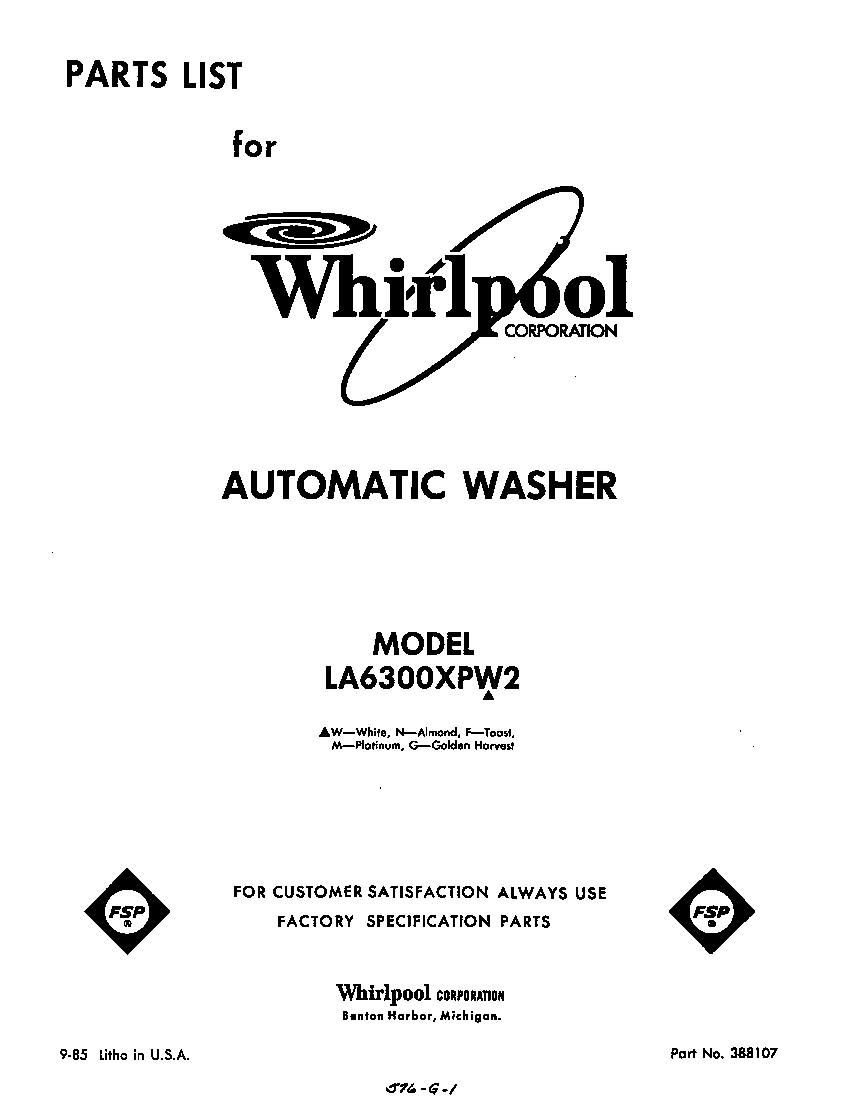 Front cover