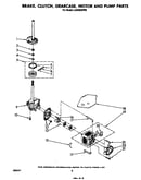 Brake, clutch, gearcase, motor and pump