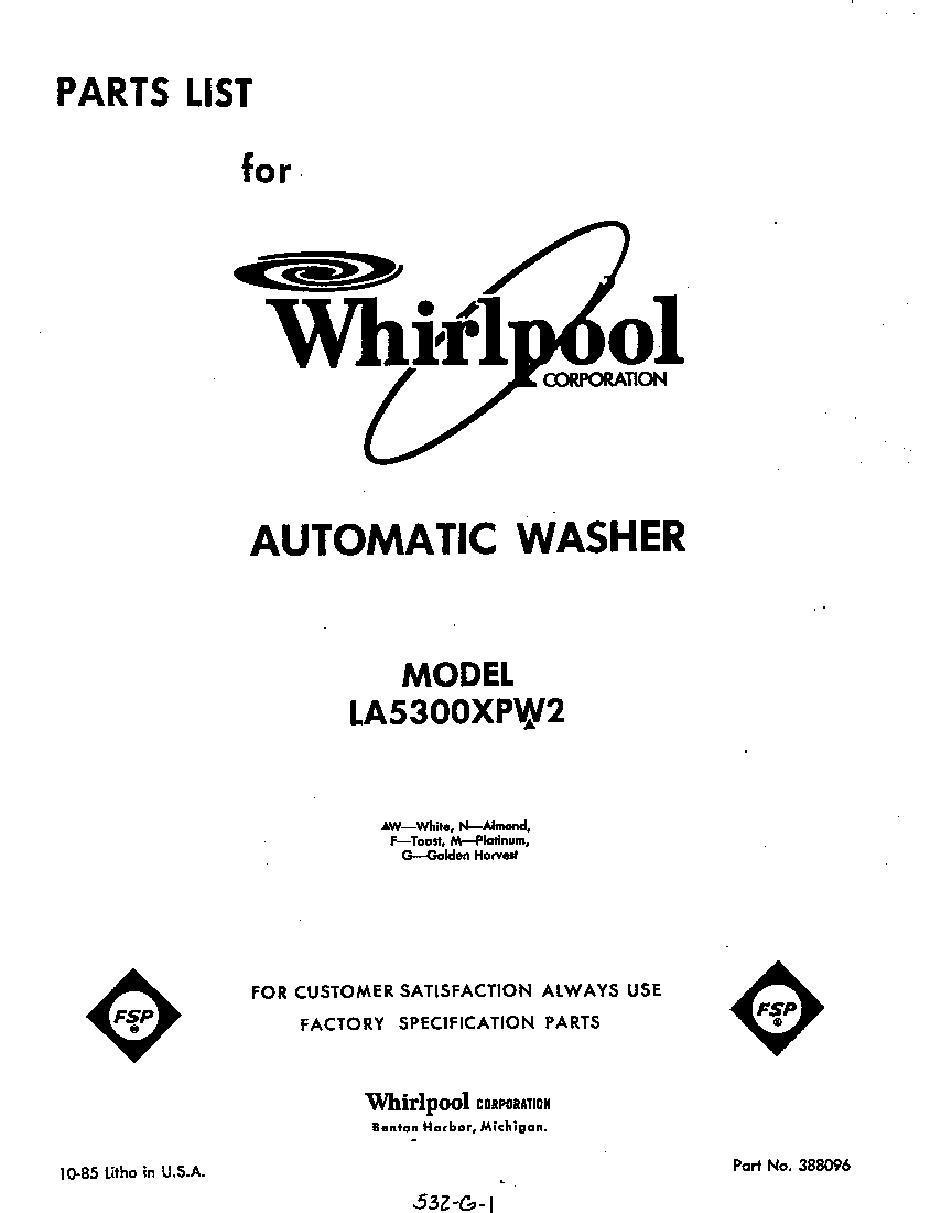 Front cover