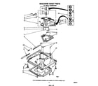 Whirlpool LA5000XPW2 machine base diagram