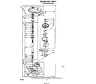 Whirlpool LA5500XPW2 gearcase diagram