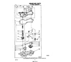Whirlpool LA6380XPW1 gearcase diagram