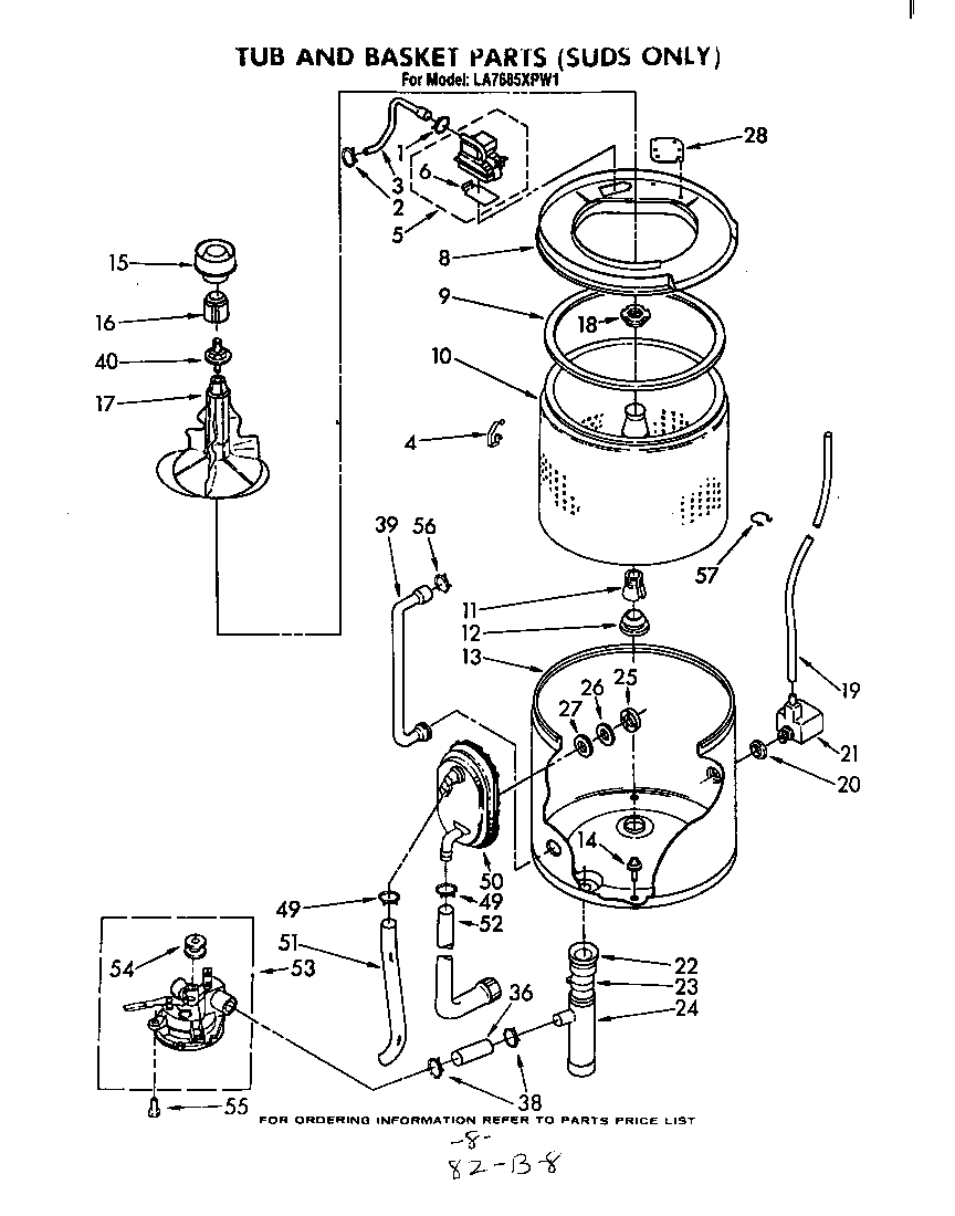 TUB AND BASKET (SUDS ONLY)