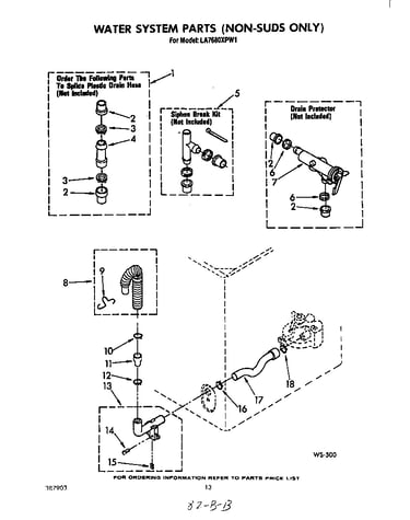 Water system (non-suds only)